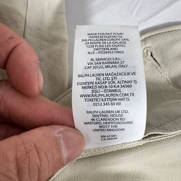 Polo Ralph Lauren RLX Men’s 36 Shorts Beige Golf Concept MSRP $125 - Picture 11 of 15